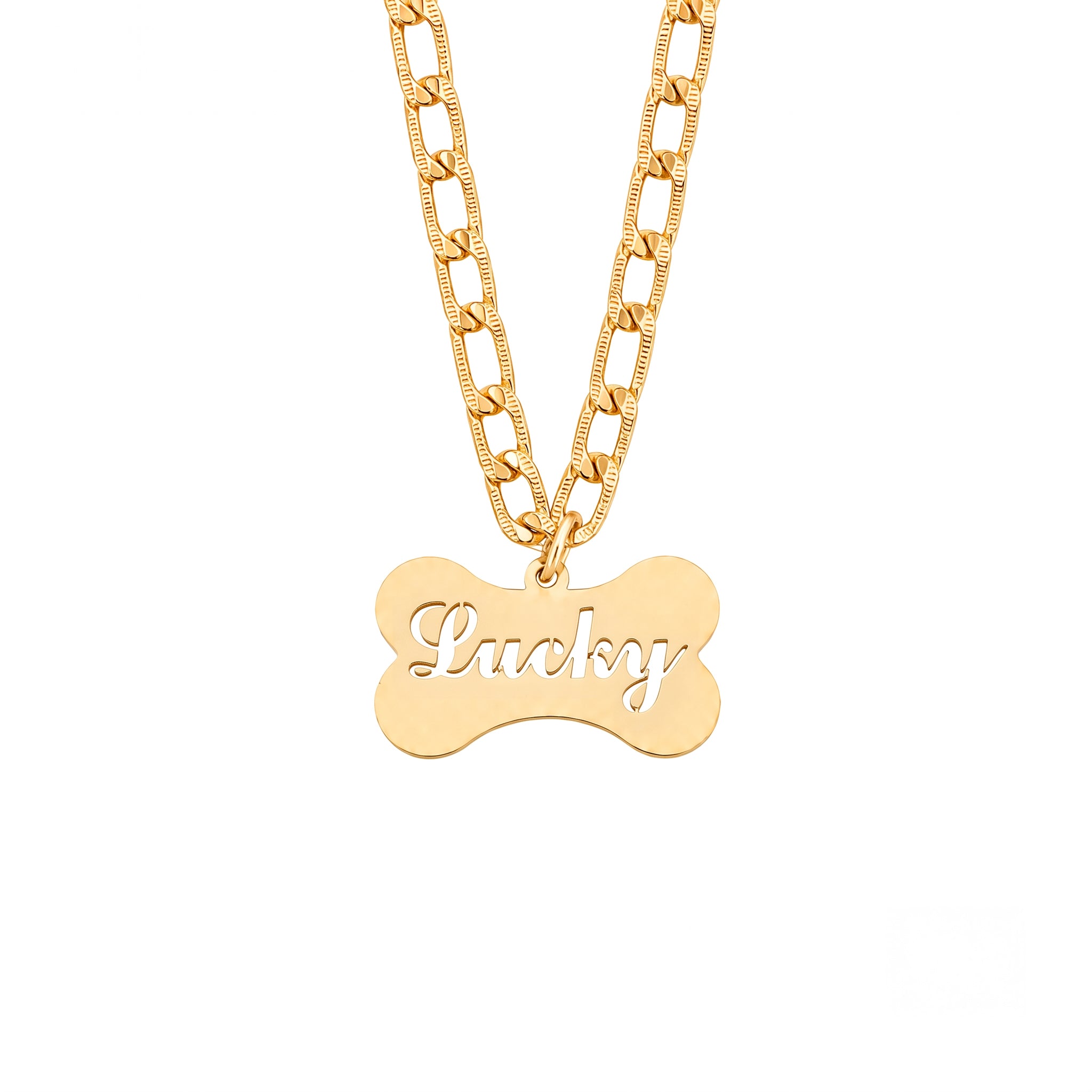 Name Tag with Chain for Dogs