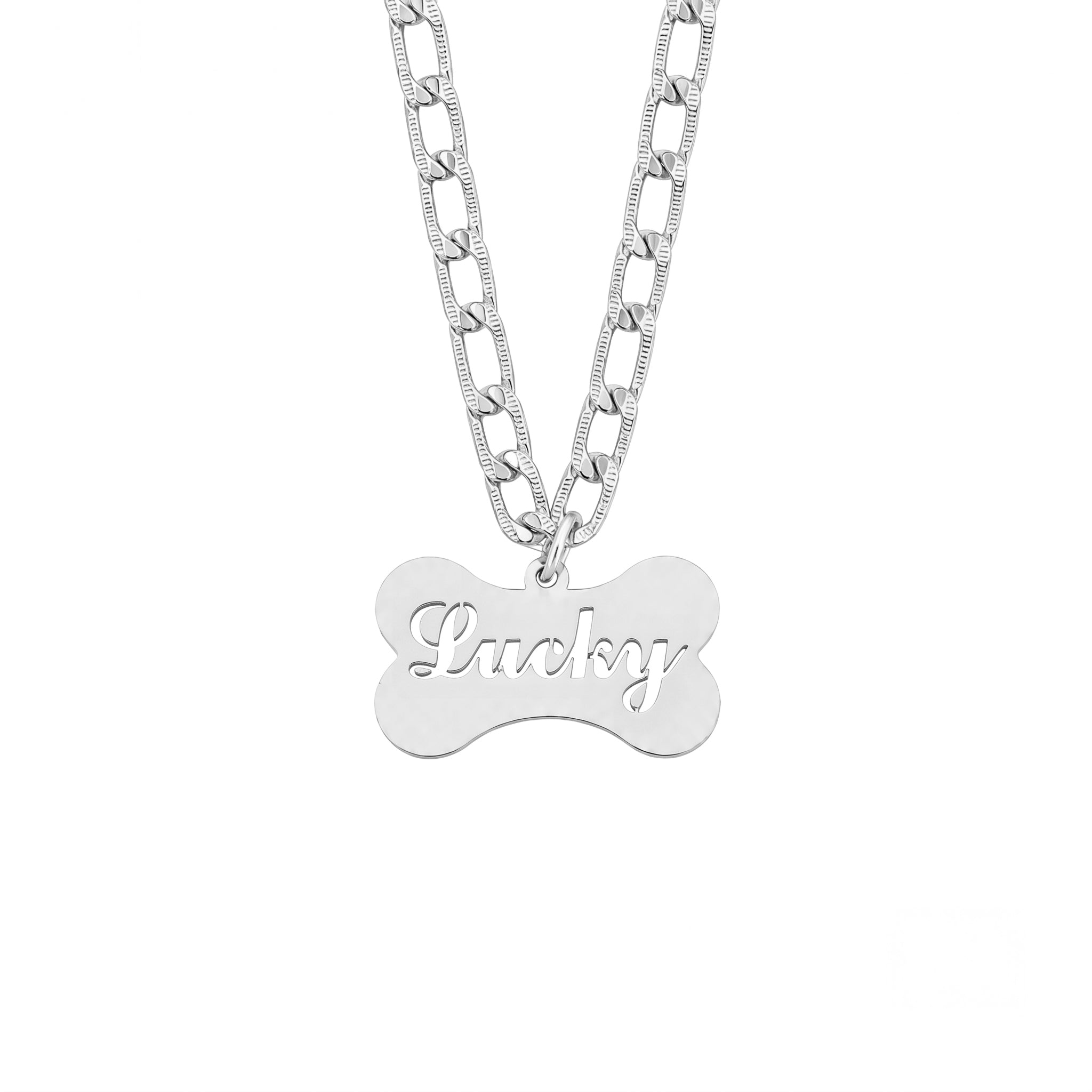 Name Tag with Chain for Dogs