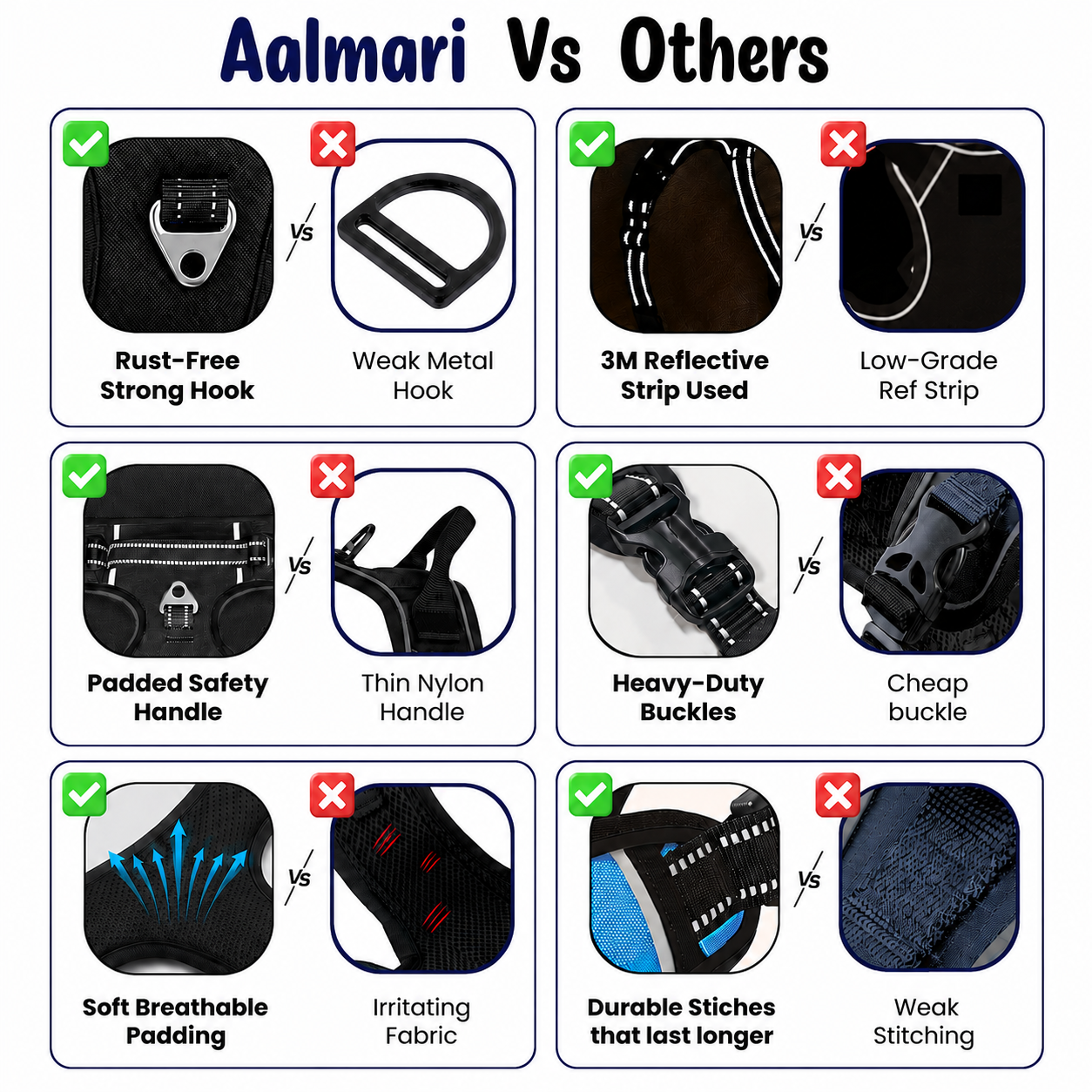 Body Harness Pro | Reflective No-Pull Dog Harness