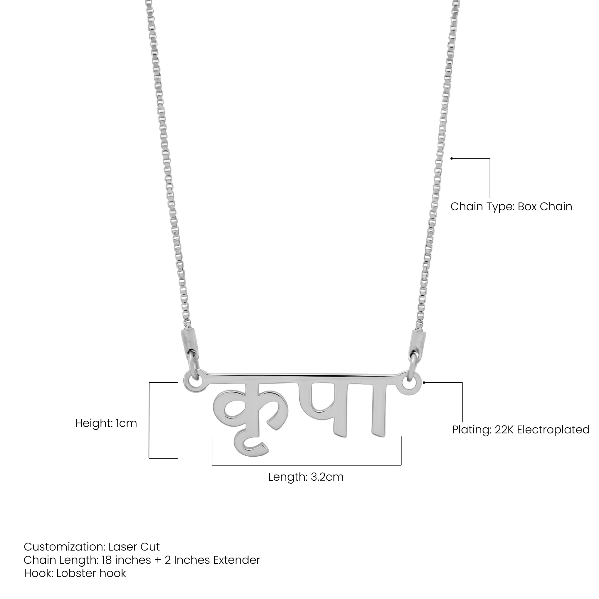 Devanagari Name Necklace
