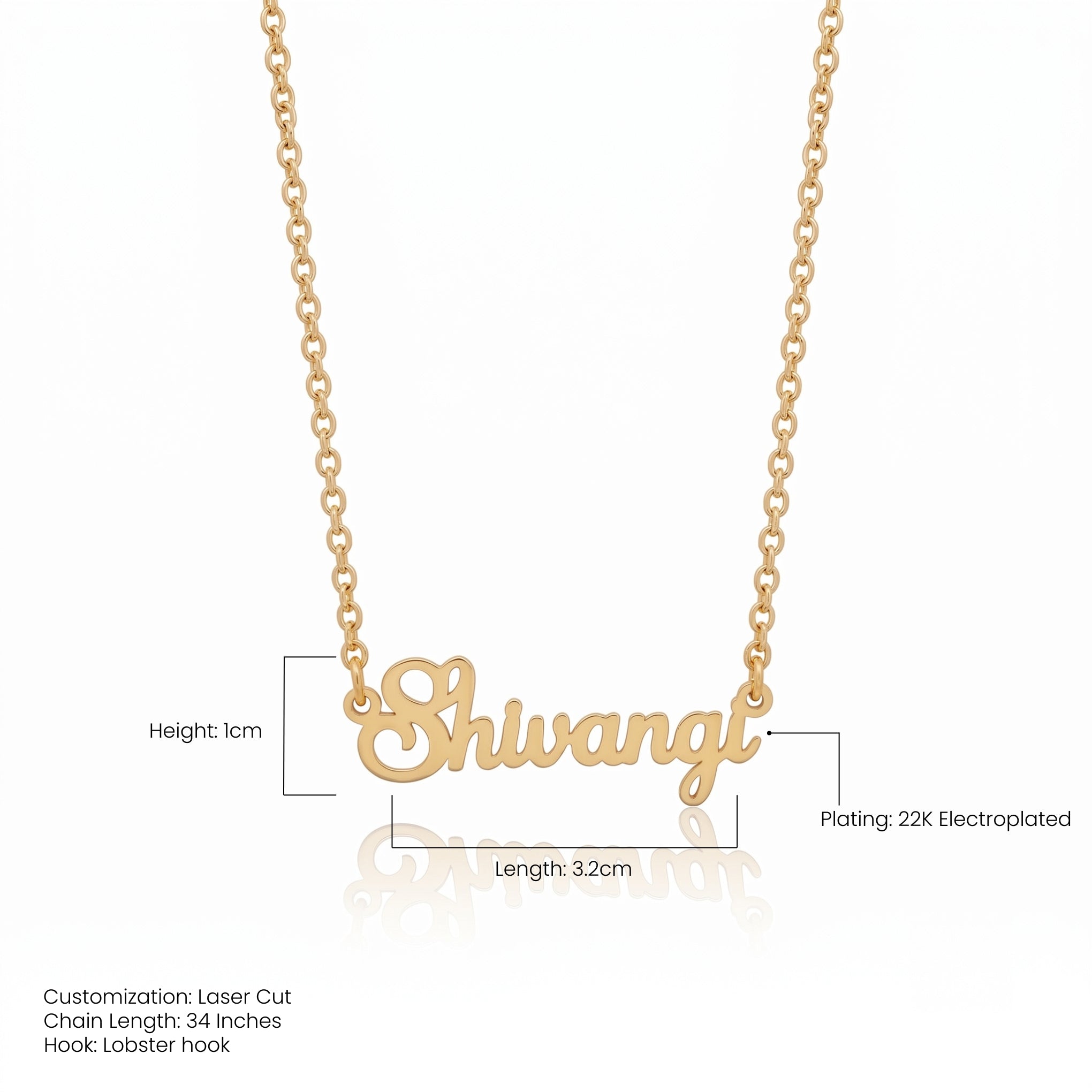 Personalised Name Waist Chain