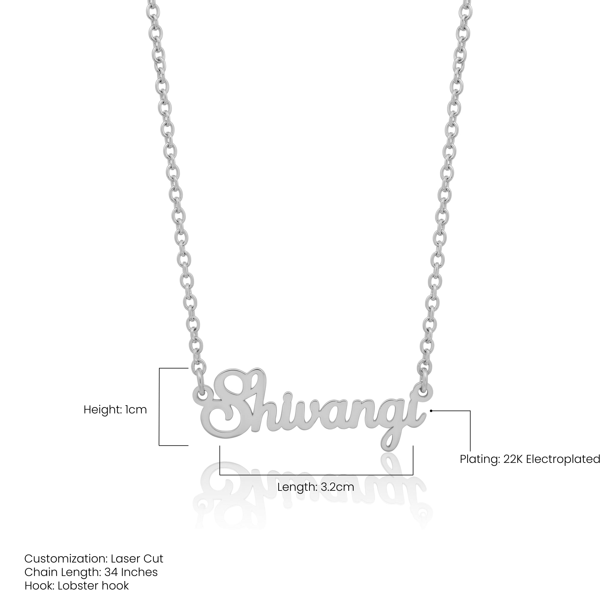 Personalised Name Waist Chain