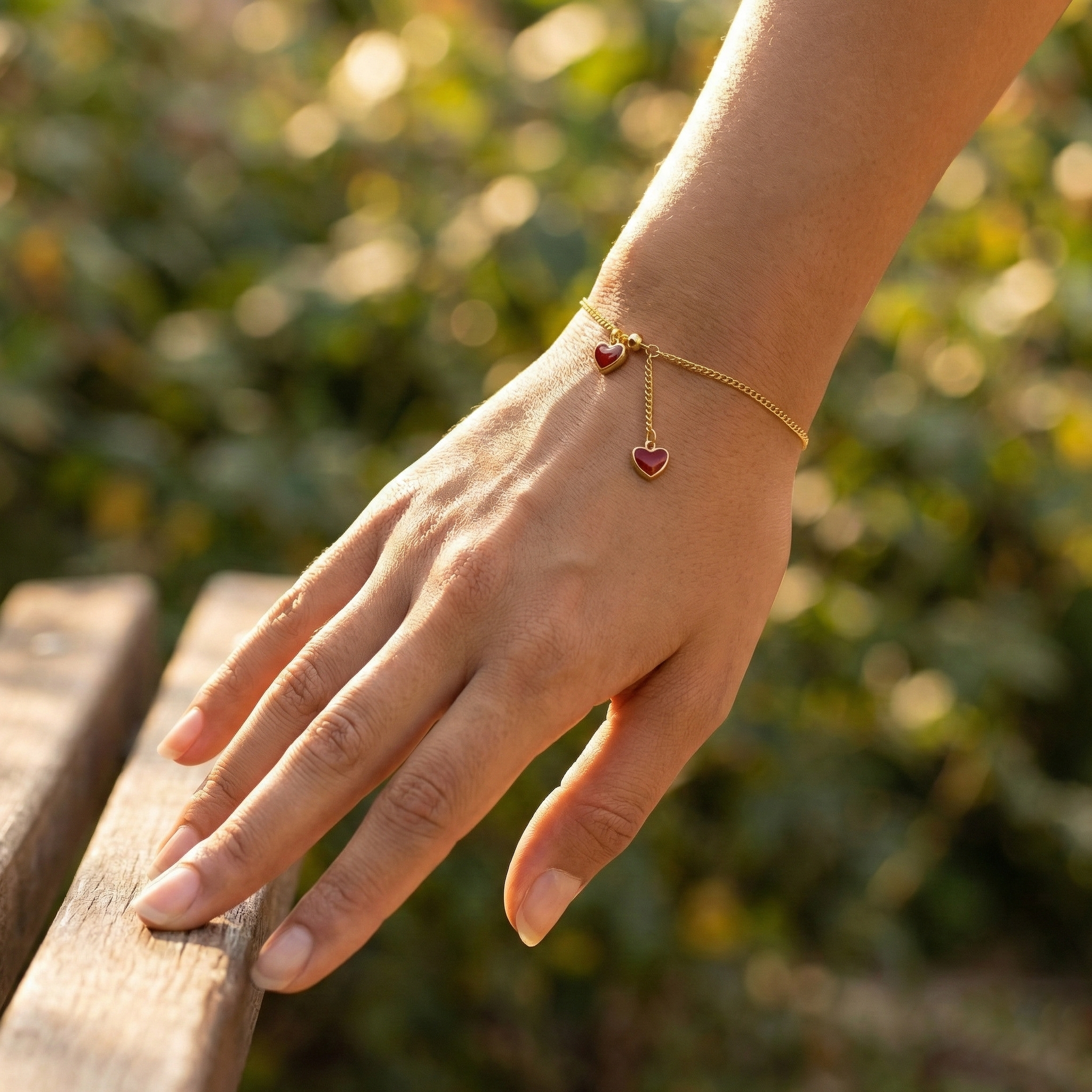 Double Heart Bracelet